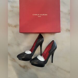 Charles Jourdan Black Heels